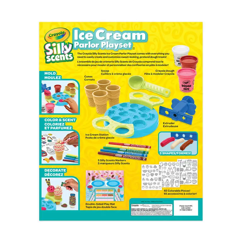 Crayola C747609 Set De Heladería Con Aromas 80 Piezas