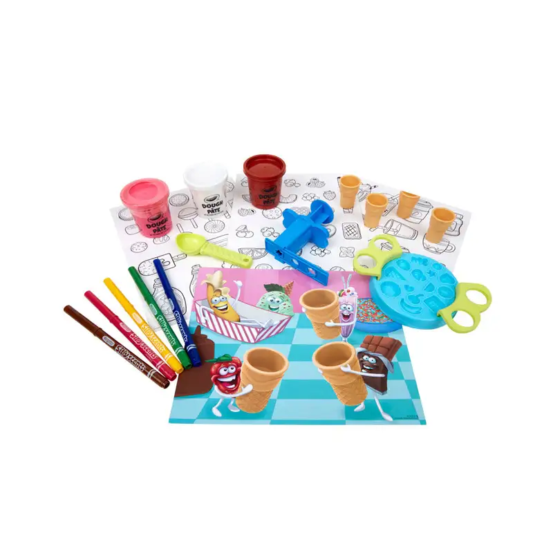 Crayola C747609 Set De Heladería Con Aromas 80 Piezas