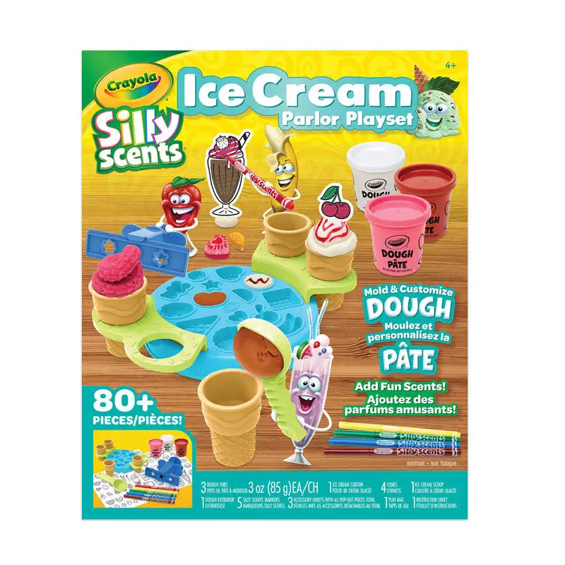 Crayola C747609 Set De Heladería Con Aromas 80 Piezas