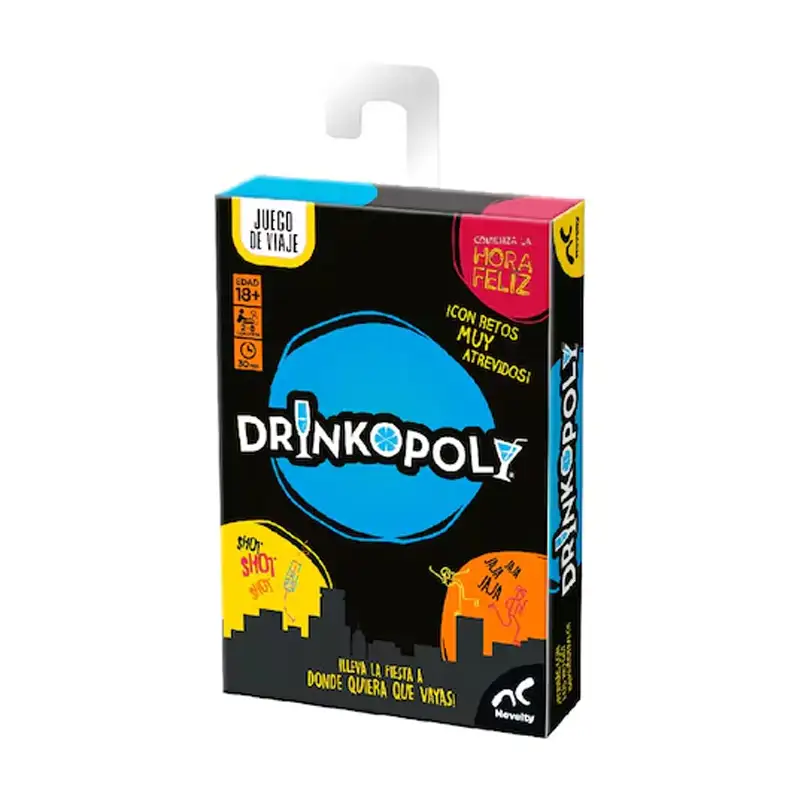 Novelty Jca-3955 Juego De Mesa Drinkopoly De Viaje