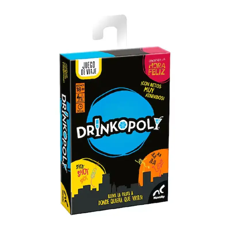 Novelty Jca-3955 Juego De Mesa Drinkopoly De Viaje