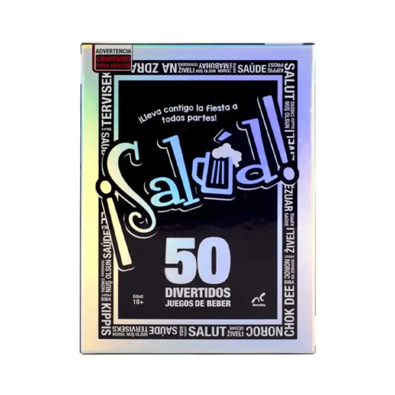 Novelty  Jca-1455 Juego De Mesa ¡Salud! 50 Juegos Del Beber