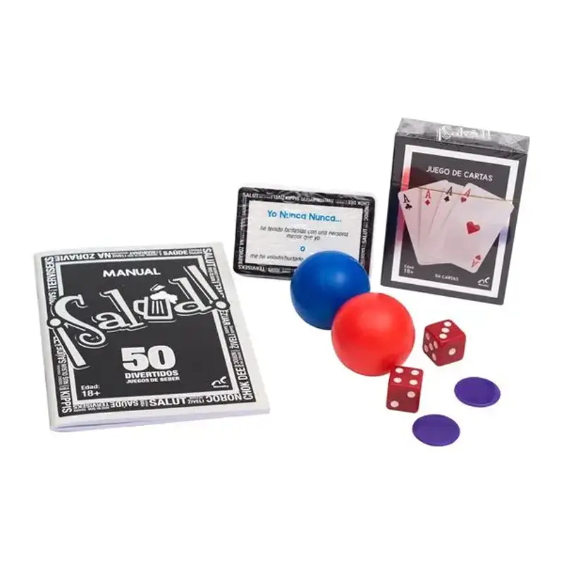 Novelty  Jca-1455 Juego De Mesa ¡Salud! 50 Juegos Del Beber