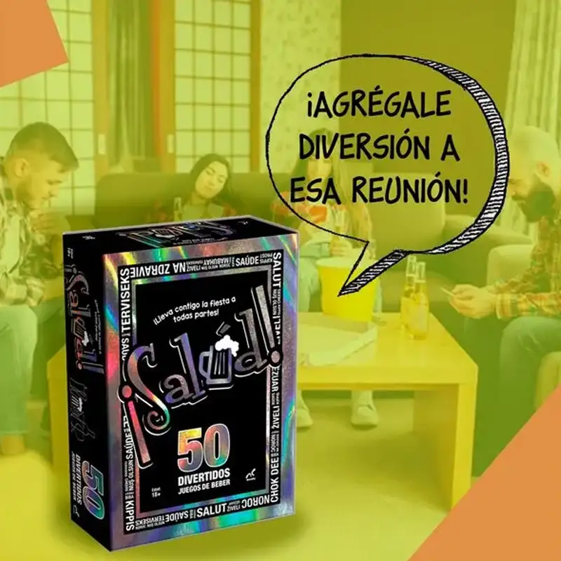 Novelty  Jca-1455 Juego De Mesa ¡Salud! 50 Juegos Del Beber