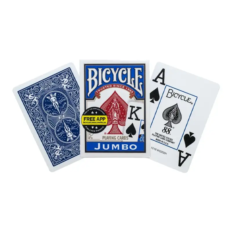 Novelty  88 Juego De Mesa Baraja Poker Bicycle Roja Caja Carton