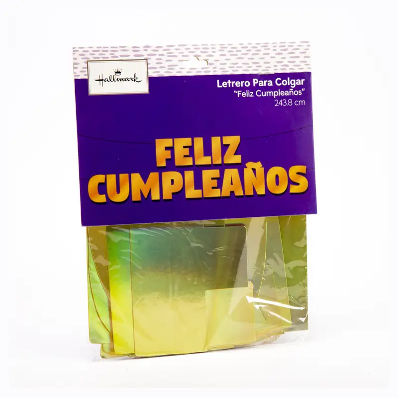 Hallmark  Hm-Gold-L243 Banner D/ Letras S3