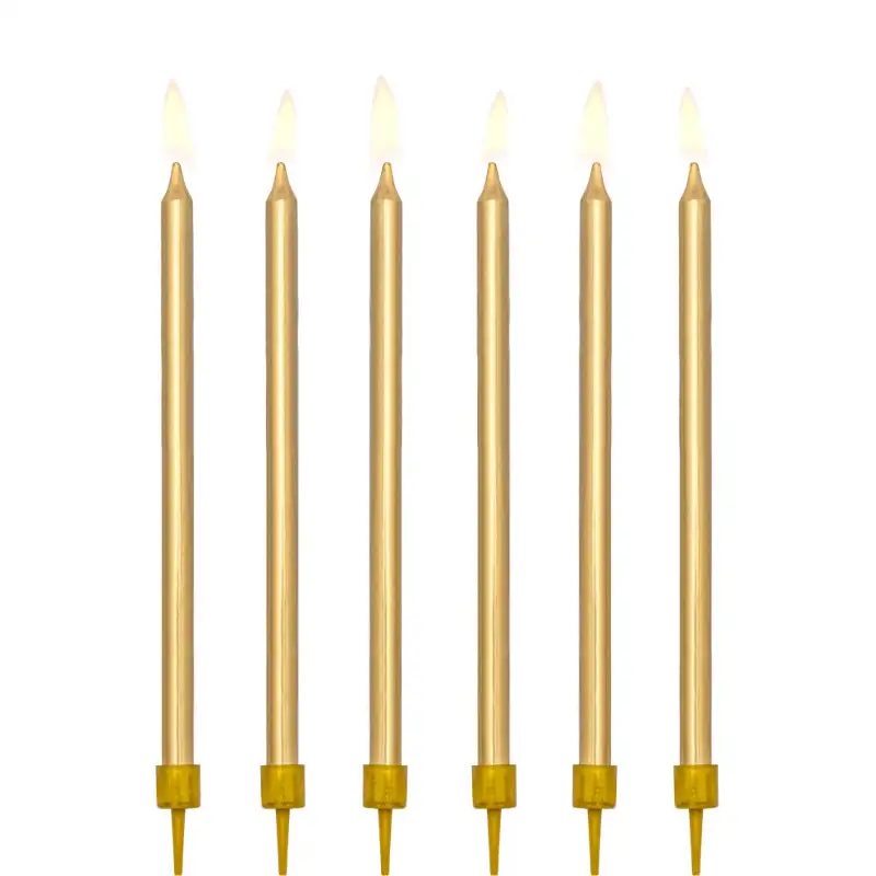 Hallmark  Hm-Vlg-Vlg12 Velas Para Cumpleaños Gold 12Pza