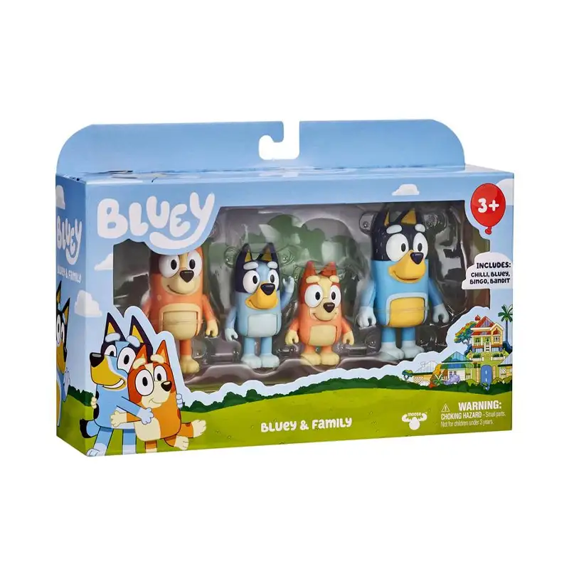 Moose Bluey 17653 Set Figura X 4 S11 Surtido