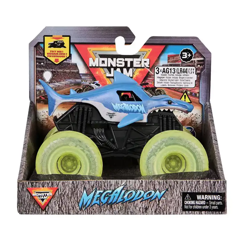 Spin Master Monster Jam 6071190 Escala 1:43 Llantas Light-Up Surtido