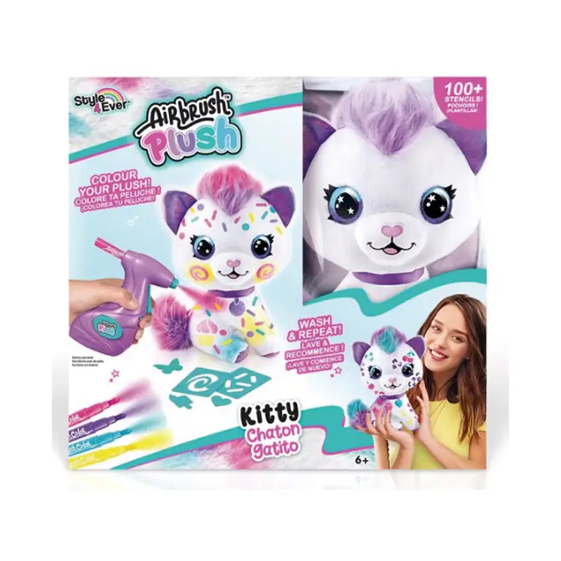 Canal Toys Diy Ofg 272 Style 4 Ever Peluche Aerógrafo Gatito