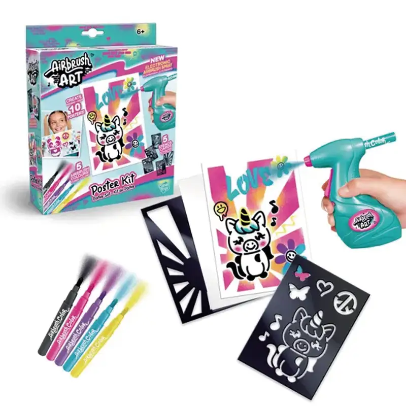 Canal Toys Diy Air 015 Kit De Mini Póster Aerógrafo
