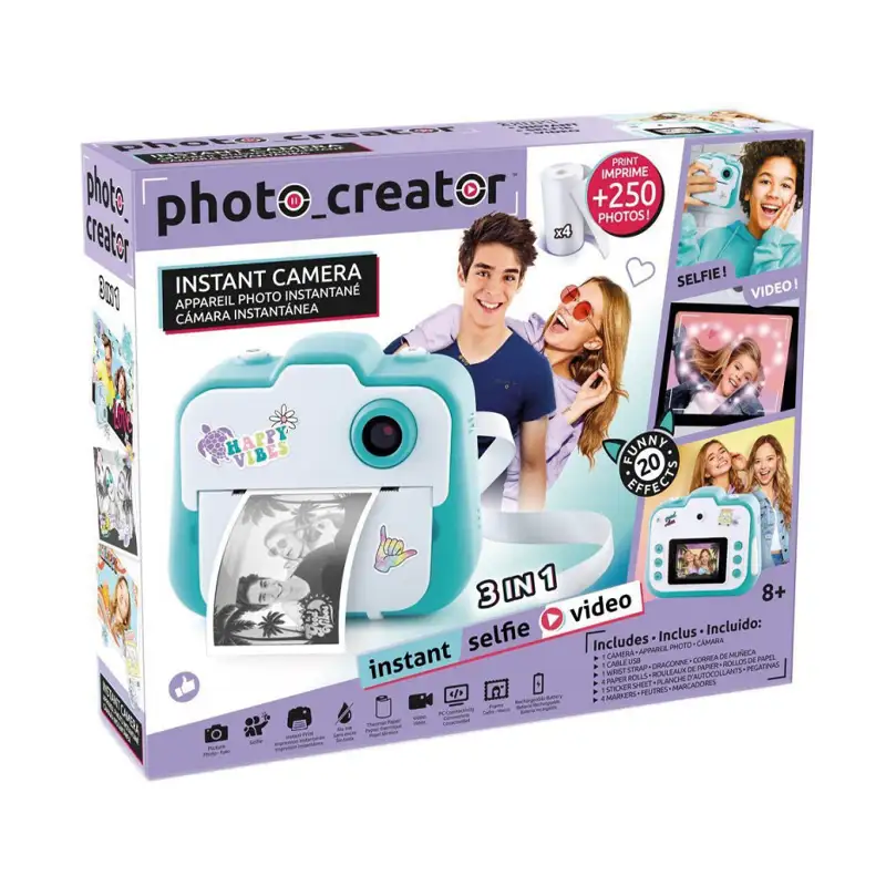 Canal Toys Diy Clk 001 Cámara Instantánea Impresión De Selfies