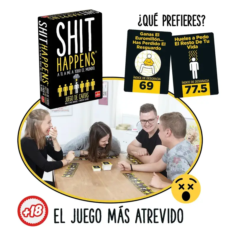 Goliath Games 376538.106 Juego De Mesa Shit Happens Español