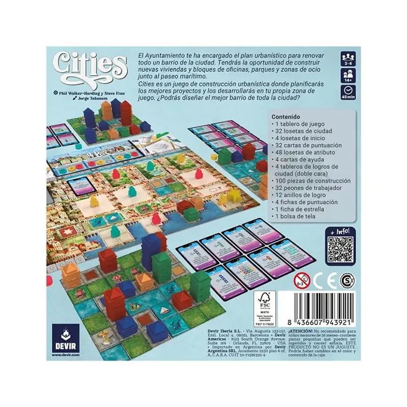 Devir Games 04K2 Juego De Mesa Cities