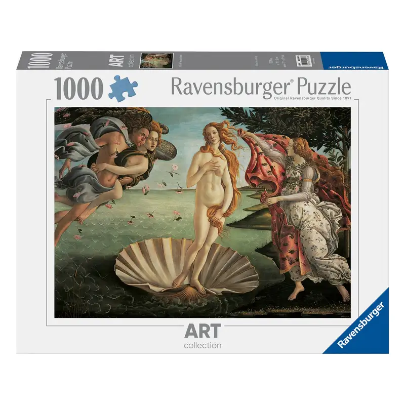 Ravensburger Rompecabezas 12000068 Botticelli: El Nacimiento De Venus 1000 Piezas