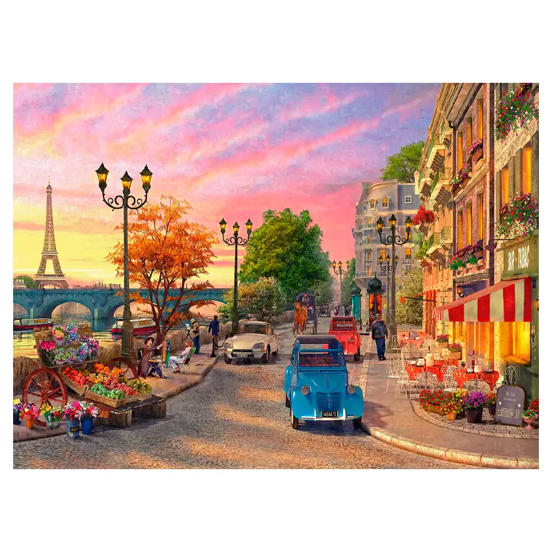 Ravensburger Rompecabezas 12000149 Ambiente Nocturno En París 500 Piezas
