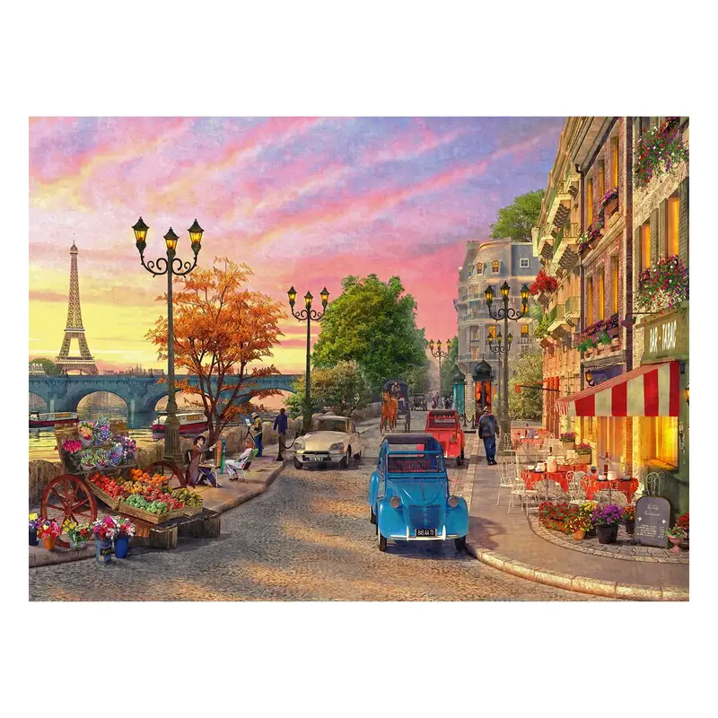 Ravensburger Rompecabezas 12000149 Ambiente Nocturno En París 500 Piezas