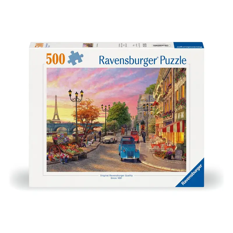 Ravensburger Rompecabezas 12000149 Ambiente Nocturno En París 500 Piezas