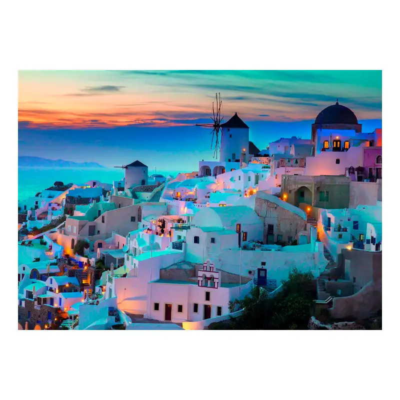 Ravensburger Rompecabezas 12000663 Noche En Santorini 1000 Piezas