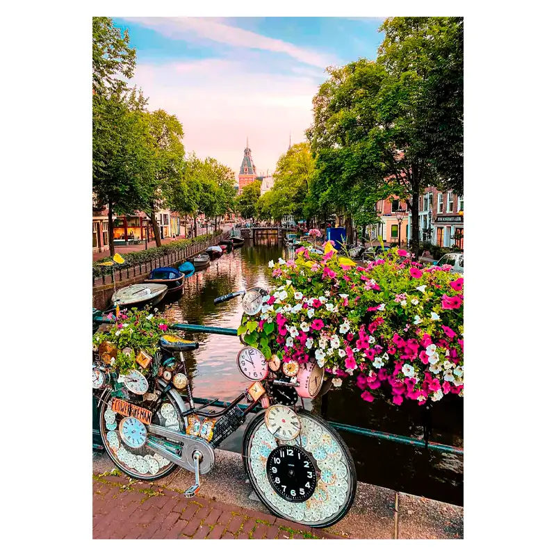 Ravensburger Rompecabezas 12000780 Bicicletas En Amsterdam 1000 Piezas