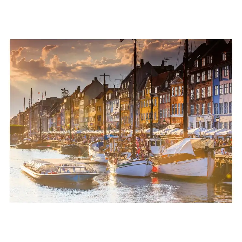 Ravensburger Rompecabezas 12000846 Atardecer En Copenhague 500 Piezas