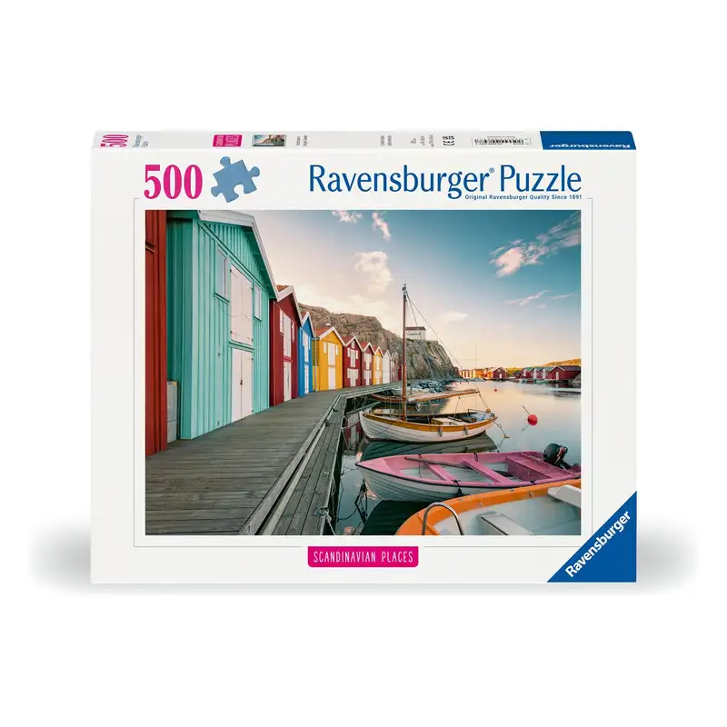 Ravensburger Rompecabezas 12000847 Cobertizos De Botes En Smögen 500 Piezas