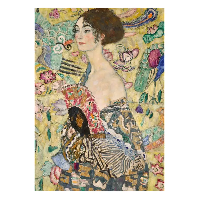 Ravensburger Rompecabezas 12001132 Dama Klimt Con Abanico 1000 Piezas
