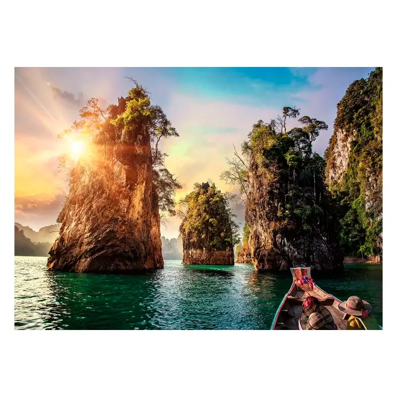 Ravensburger Rompecabezas 12000001 Tres Rocas En Cheow Tailandia 1000 Piezas