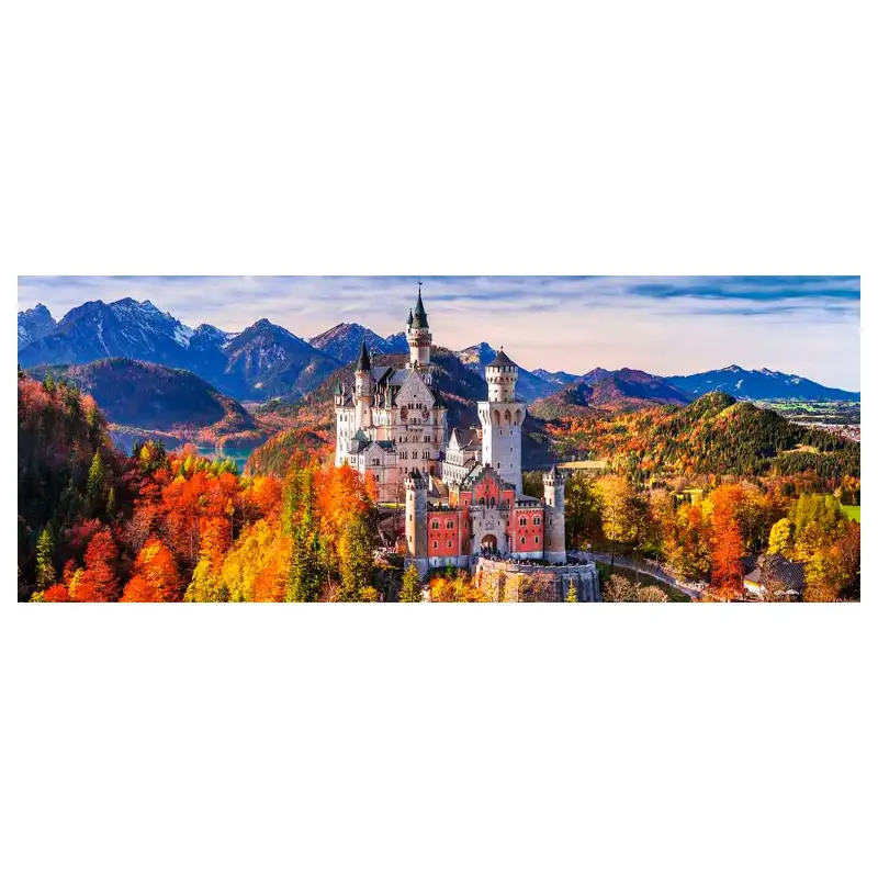 Ravensburger Rompecabezas 12000445 Castillo De Neuschwanstein, Baviera 1000 Piezas