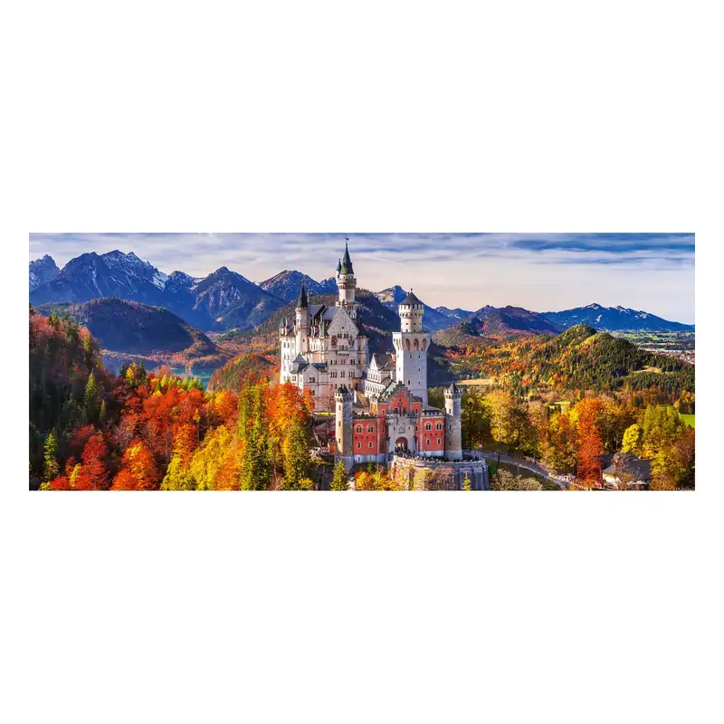 Ravensburger Rompecabezas 12000445 Castillo De Neuschwanstein, Baviera 1000 Piezas