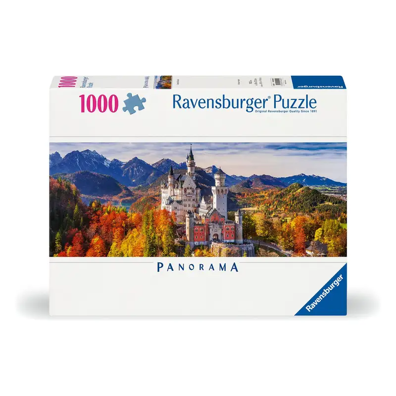Ravensburger Rompecabezas 12000445 Castillo De Neuschwanstein, Baviera 1000 Piezas