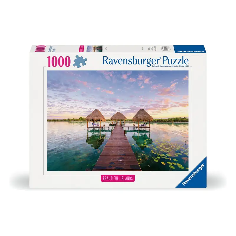 Ravensburger Rompecabezas 12000155 Vista Superior De Las Islas Bellas 1000 Piezas