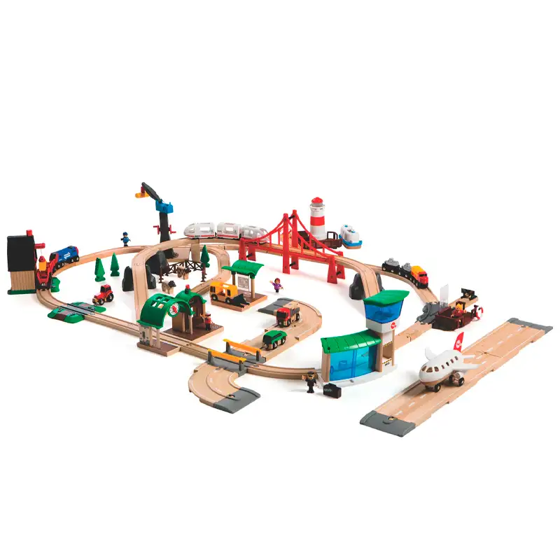 Brio 63376600 Set Deluxe Del Mundo Ferroviario
