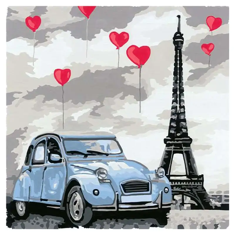 Ravensburger Creart 28996 Juego De Pintura Hermoso París 20X20