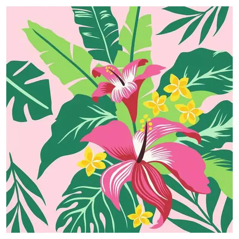 Ravensburger Creart 23728 Juego De Pintura Plantas Tropicales 20X20
