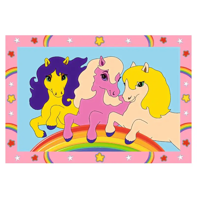 Ravensburger Creart 23701 Juego De Pintura Ponis Saltarines