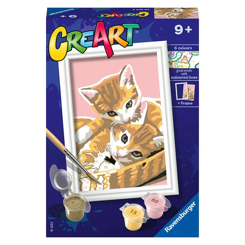 Ravensburger Creart 20205 Juego De Pintura Gatitos Adorables