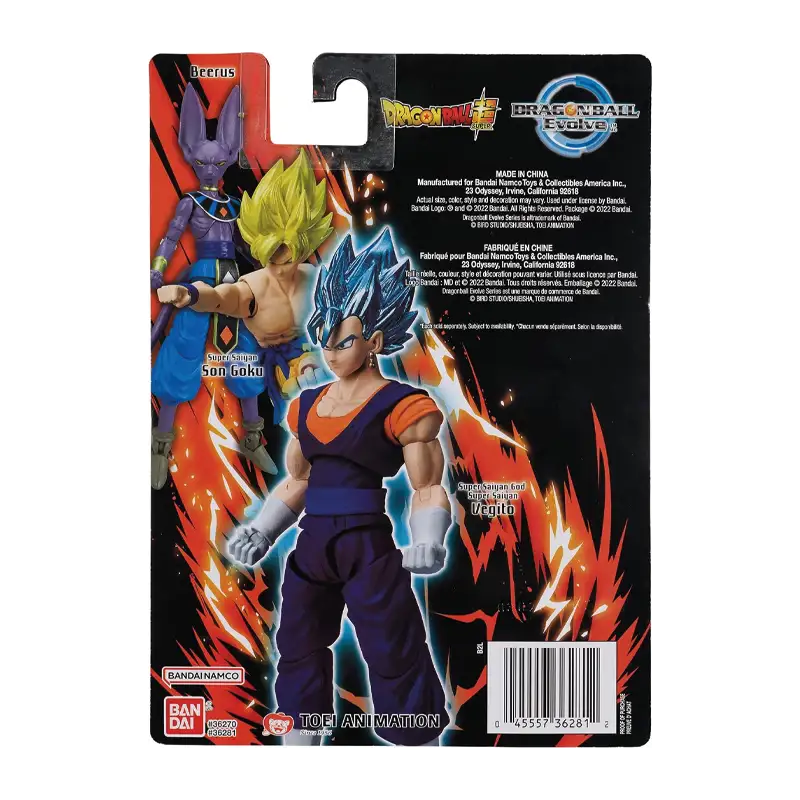 Bandai Namco 36281 Figura De Accion Dragon Ball Super Evolve Vegita Super Saiyan 5