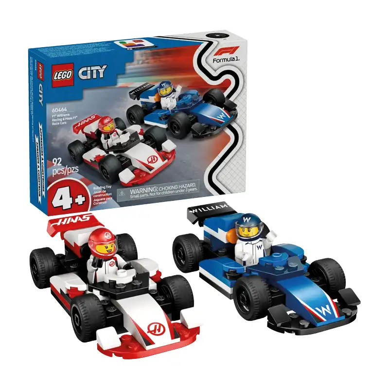Lego City 60464 F1 Williams Racing Y Haas F1