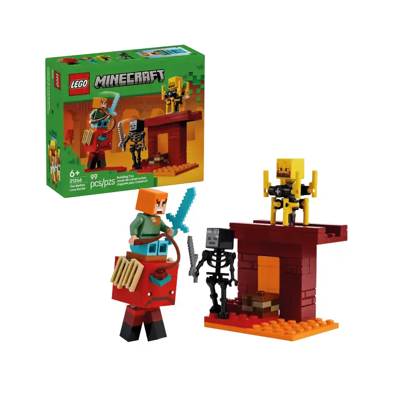 Lego Minecraft 21266 La Batalla De La Lava Del Nether