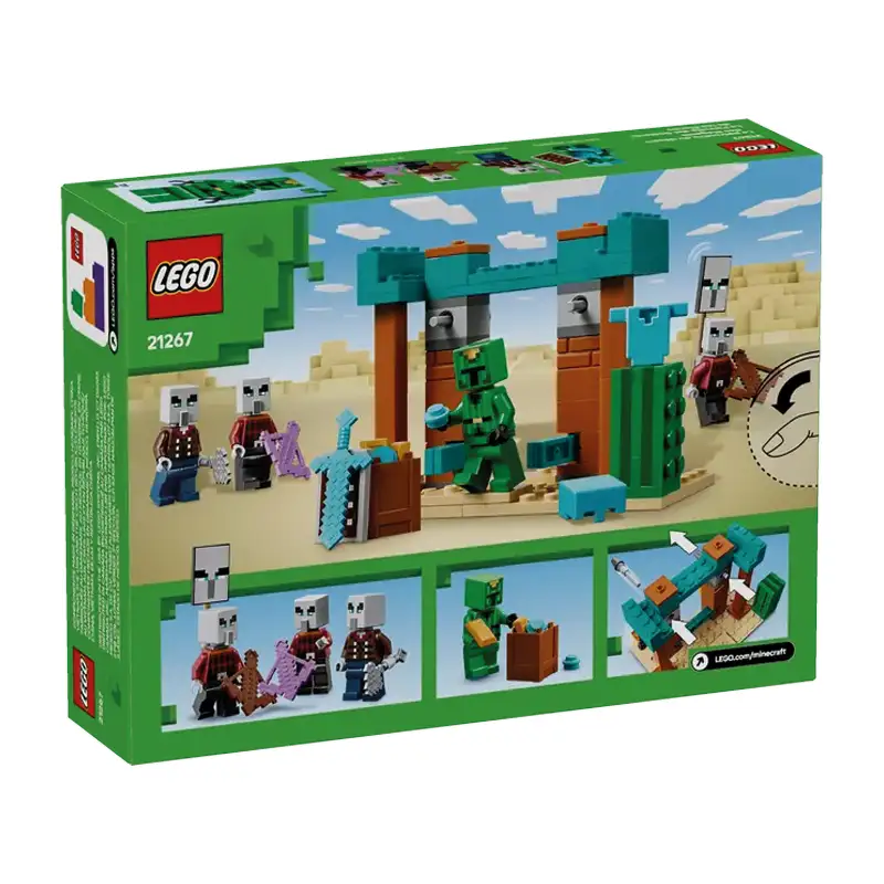 Lego Minecraft 21267 La Patrulla Del Desierto De Illager