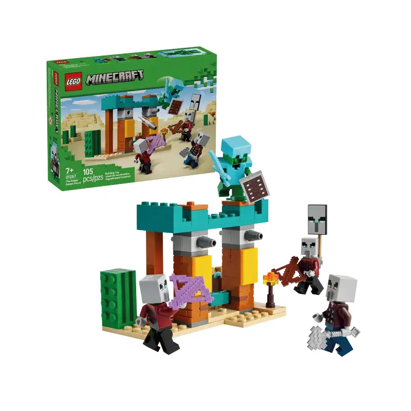 Lego Minecraft 21267 La Patrulla Del Desierto De Illager