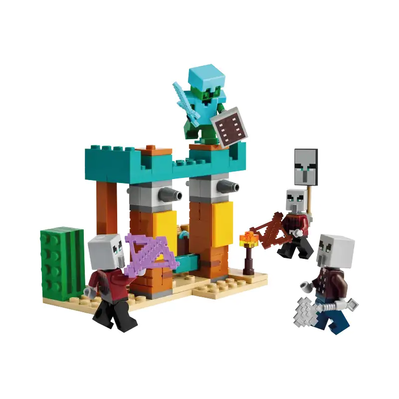 Lego Minecraft 21267 La Patrulla Del Desierto De Illager
