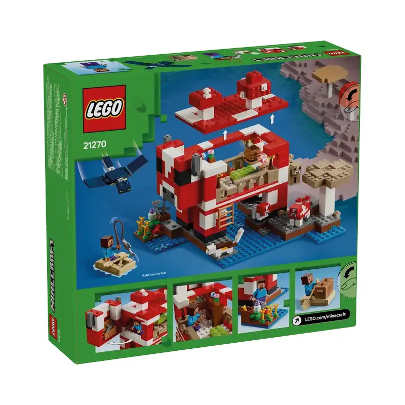 Lego Minecraft 21270 La Casa De Los Hongos