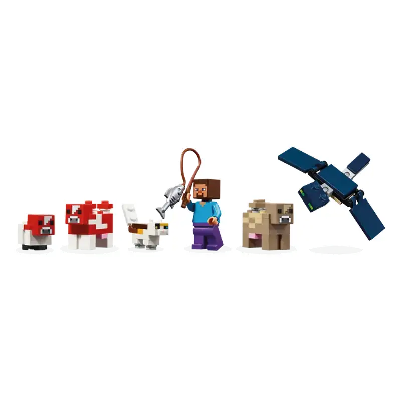 Lego Minecraft 21270 La Casa De Los Hongos