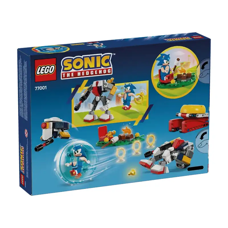 Lego Sonic 77001 El Choque De La Fogata De Sonic