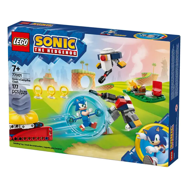 Lego Sonic 77001 El Choque De La Fogata De Sonic