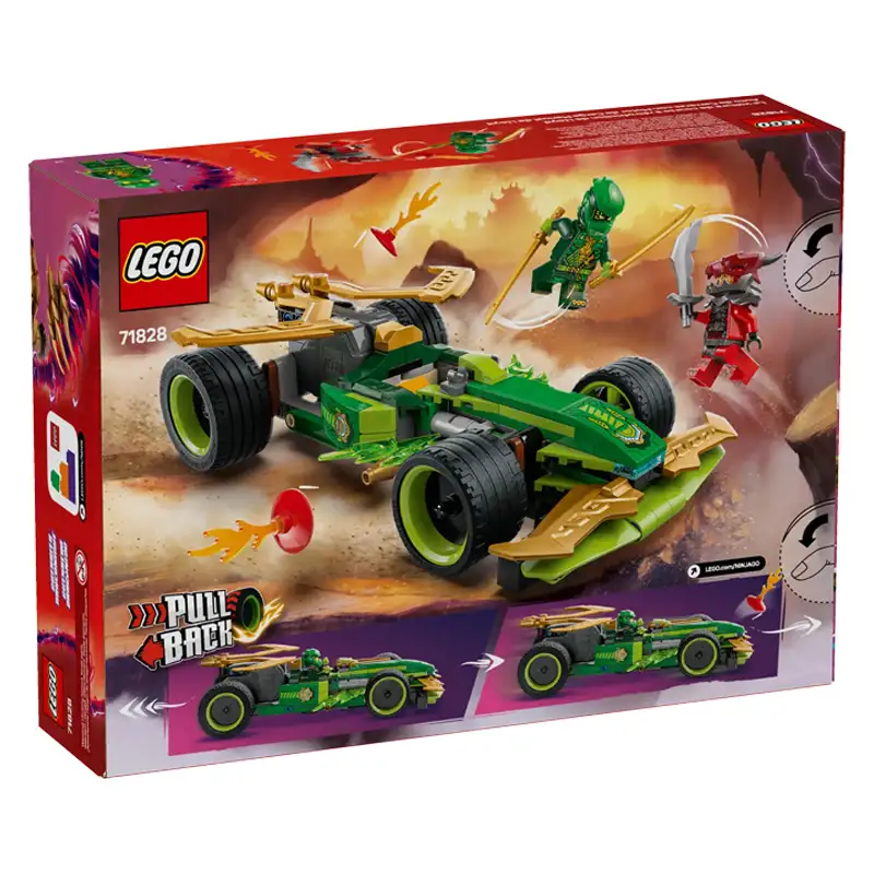 Lego Ninjago 71828 Vehiculo De Carreras De Lloyd'S Pull-Back