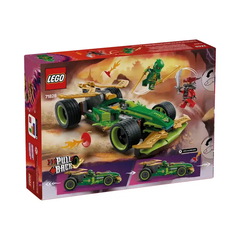 Lego Ninjago 71828 Vehiculo De Carreras De Lloyd'S Pull-Back