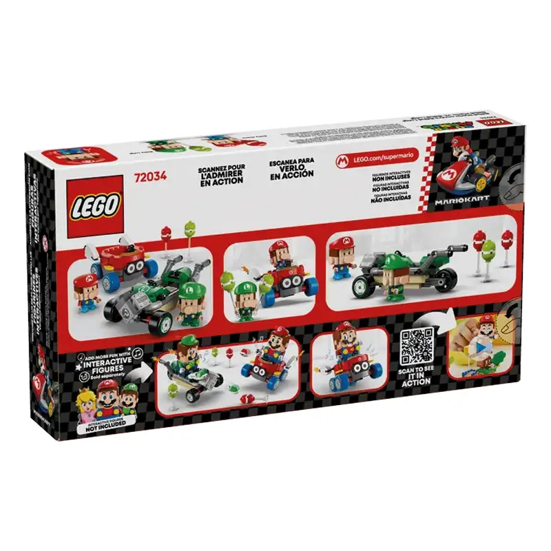 Lego Super Mario Bros 72034  Bebe Mario Contra Bebe Luigi